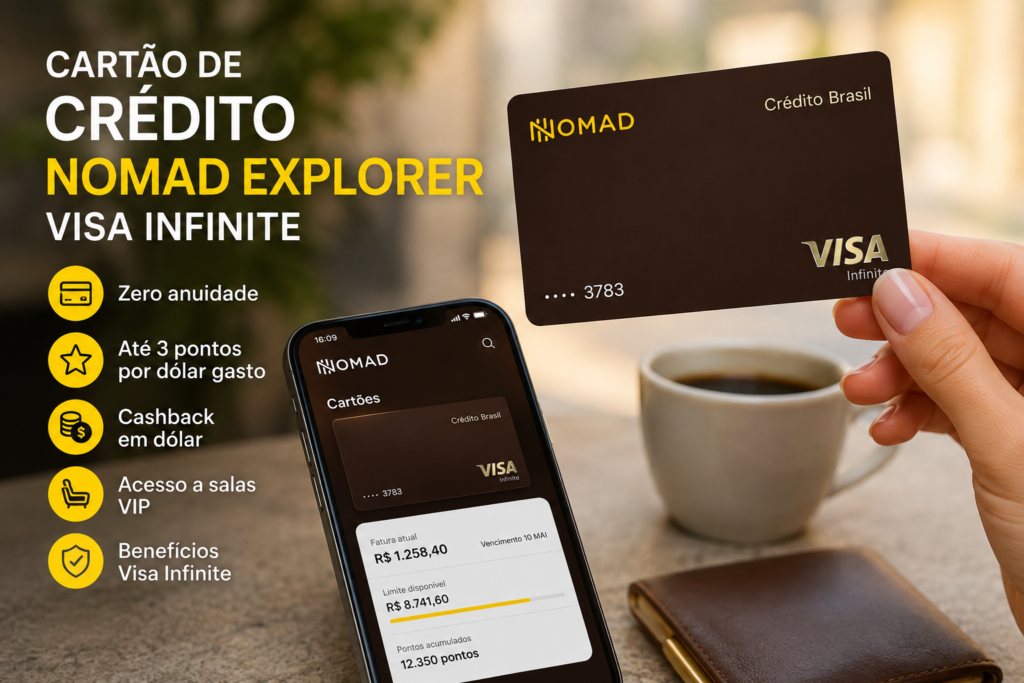 CARTÃO DE CRÉDITO NOMAD VALE A PENA? MINHA EXPERIÊNCIA COM O NOMAD EXPLORER cartao nomad explore