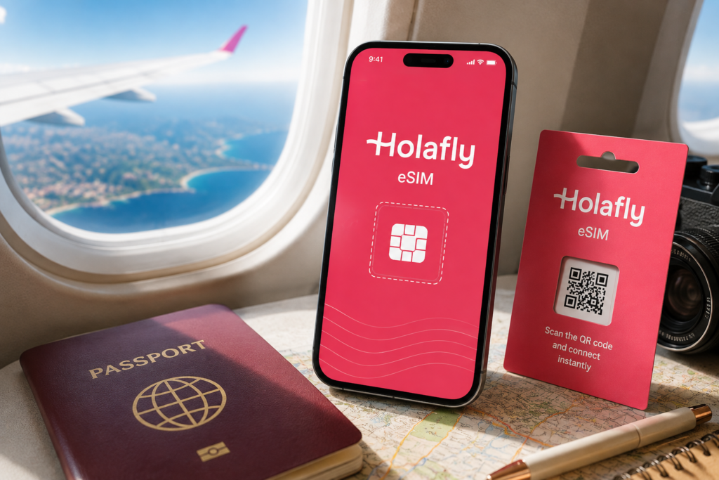 Chip e eSIM para Viagem esim-para-viagem-holafly