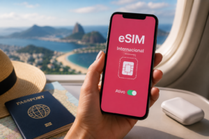 ESIM INTERNACIONAL VALE A PENA? COMO FUNCIONA E COMO USAR EM VIAGENS