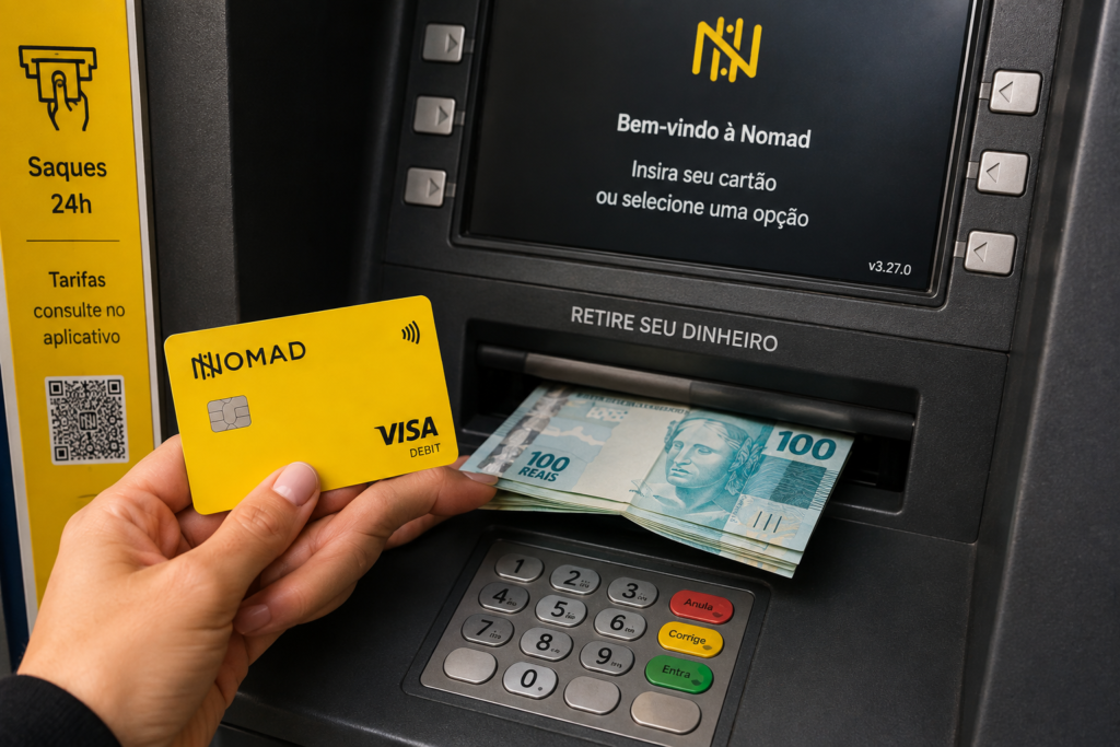 nomad saque caixa eletronico